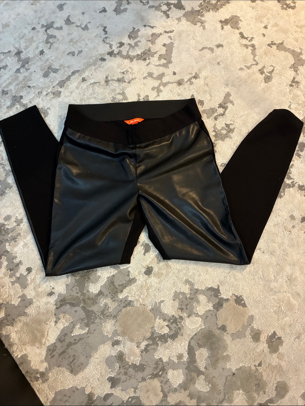 Black leather pants